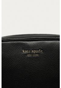 Kate Spade Torebka skórzana kolor czarny. Kolor: czarny. Materiał: skórzane. Rodzaj torebki: na ramię #5