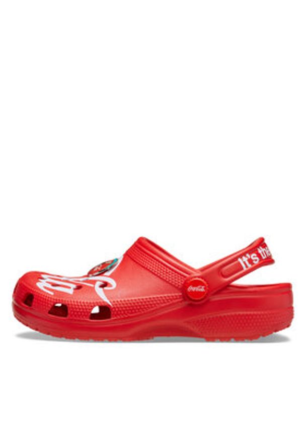 Crocs Klapki Classic Clog Coca-Cola 212129 Czerwony. Kolor: czerwony
