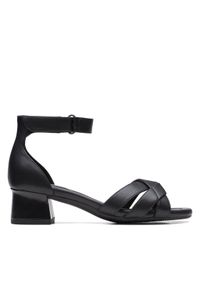 Clarks Sandały Desirae Lily 26171172 Czarny. Kolor: czarny. Materiał: skóra #1