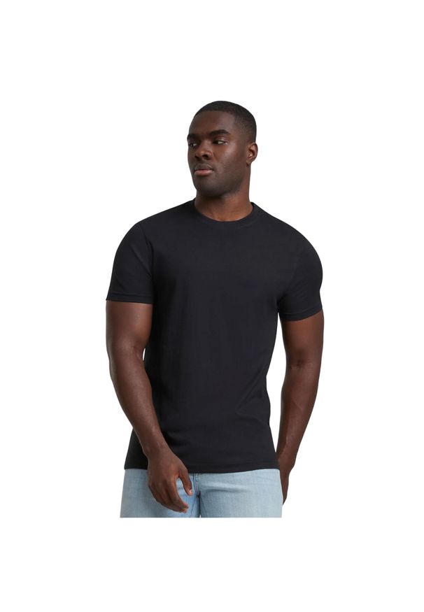 Urban Classics - T-shirt Męski Basic 3pak. Kolor: szary, czarny, wielokolorowy, biały