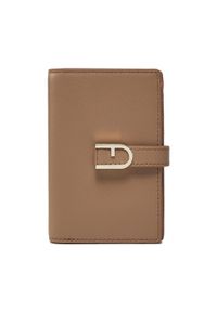 Furla Duży Portfel Damski Flow S Compact Wallet WP00401-BX2045-1257S-1007 Beżowy. Kolor: beżowy. Materiał: skóra