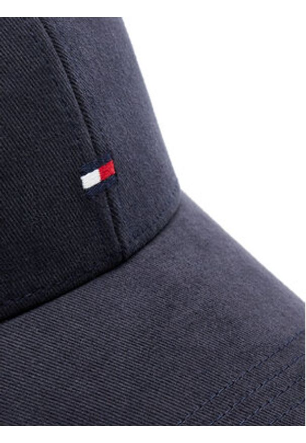 TOMMY HILFIGER - Tommy Hilfiger Czapka z daszkiem Essential Flag Cap AW0AW17368 Granatowy. Kolor: niebieski. Materiał: materiał