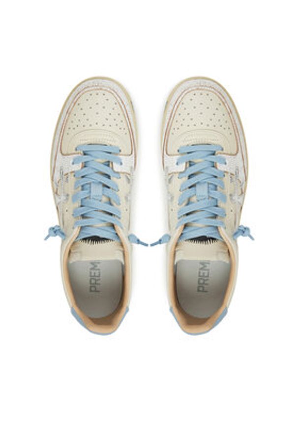 Premiata Sneakersy BSKT CLAYD VAR 6780 Écru. Materiał: skóra