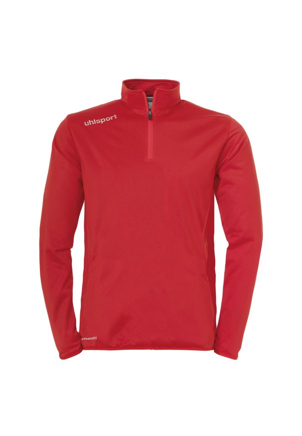 UHLSPORT - Kurtka dziecięca 1/4 zip Uhlsport Essential. Typ kołnierza: kołnierzyk stójkowy. Kolor: czerwony, czarny, biały, wielokolorowy. Sport: piłka nożna