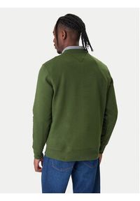 TOMMY HILFIGER - Tommy Hilfiger Bluza Logo MW0MW11596 Zielony Regular Fit. Kolor: zielony. Materiał: bawełna #2