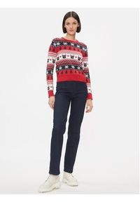 only - ONLY Sweter 15302939 Czerwony Regular Fit. Kolor: czerwony. Materiał: syntetyk #3
