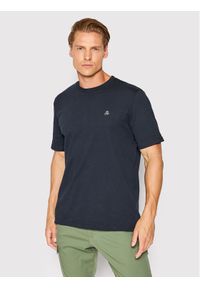 Marc O'Polo T-Shirt B21 2012 51054 Granatowy Regular Fit. Typ kołnierza: polo. Kolor: niebieski. Materiał: bawełna