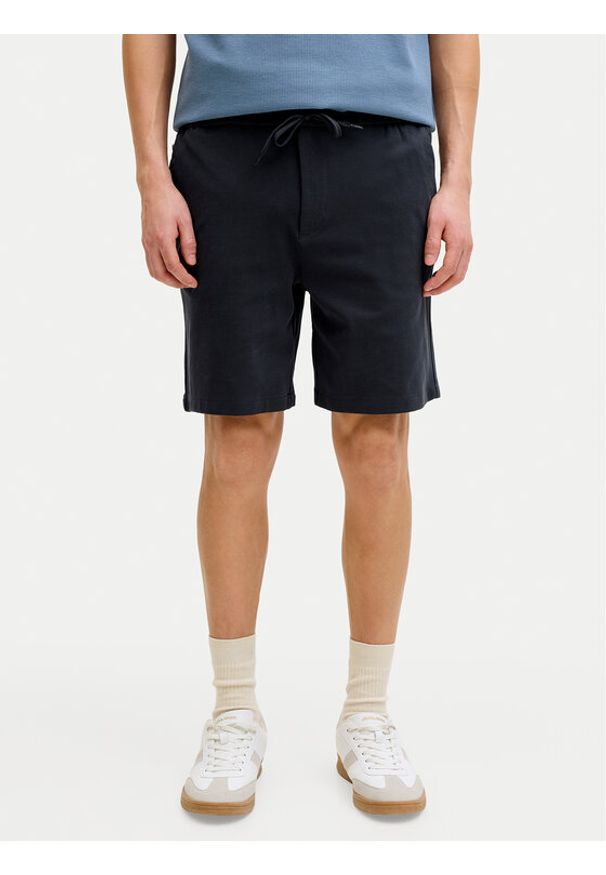 Jack & Jones Szorty materiałowe Ace Neo 12292443 Granatowy Regular Fit. Kolor: niebieski. Materiał: bawełna