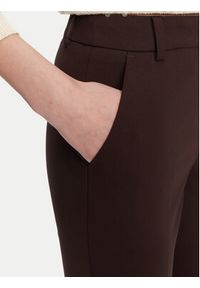 Marella Spodnie materiałowe Aletta 2523786014 Brązowy Regular Fit. Kolor: brązowy. Materiał: syntetyk #5
