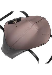 Guess Torebka Eco Brenton Tote HWEVG8 39023 Czarny. Kolor: czarny. Materiał: skórzane