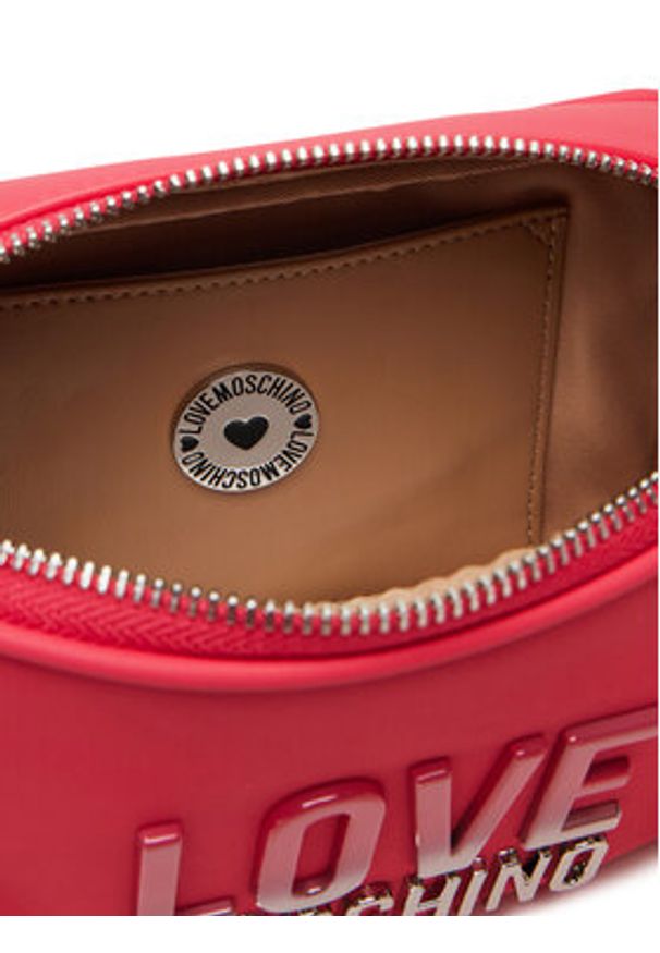 Love Moschino - LOVE MOSCHINO Torebka JC4255PP0MKD0615 Różowy. Kolor: różowy. Materiał: skórzane