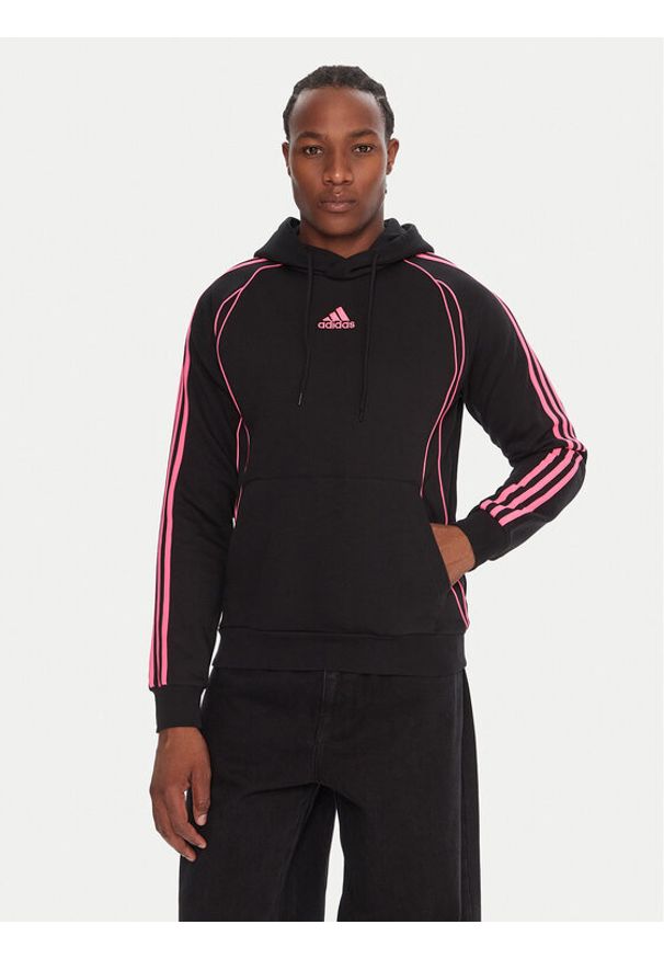 Adidas - adidas Bluza adicolor Teamgeist JY6392 Czarny Regular Fit. Kolor: czarny. Materiał: syntetyk