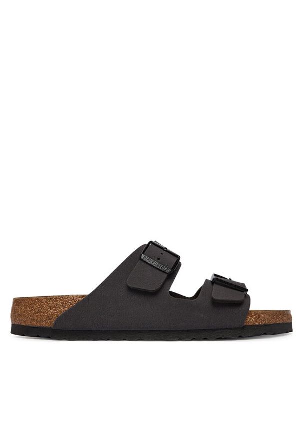 Birkenstock Klapki Arizona 1032045 Szary. Kolor: szary. Materiał: skóra