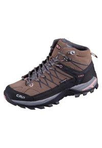 Buty trekkingowe damskie CMP Rigel Mid Wmn WP. Zapięcie: sznurówki. Kolor: brązowy. Materiał: materiał, syntetyk. Szerokość cholewki: normalna