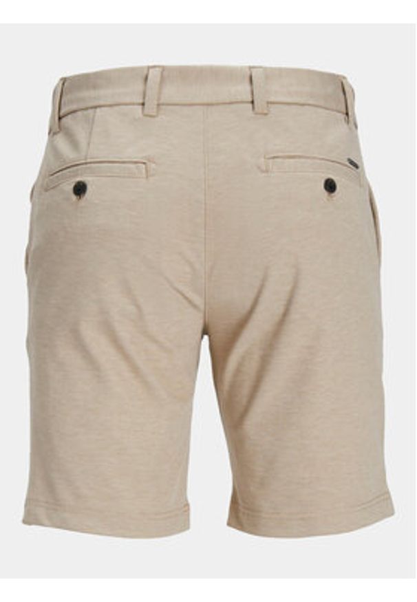 Jack & Jones - Jack&Jones Szorty materiałowe Jpstmarco 12249321 Beżowy Slim Fit. Kolor: beżowy. Materiał: syntetyk