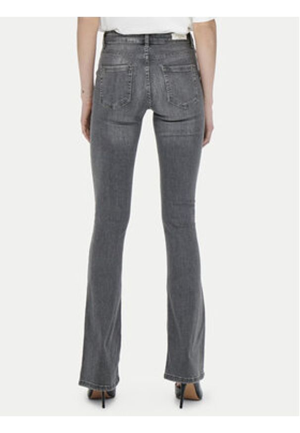 only - ONLY Jeansy Blush 15233721 Szary Flared Fit. Kolor: szary