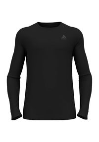 Bluza termoaktywna męska Odlo Merino 260 BL Top Crew Neck LS. Kolor: wielokolorowy, czarny, szary