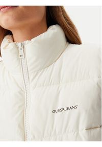 Guess Jeans Bezrękawnik W4BN59 WGII2 Écru Regular Fit. Kolor: kremowy. Materiał: syntetyk. Długość rękawa: bez rękawów #5