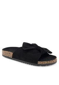 DeeZee Klapki WSLS19-02 Czarny. Kolor: czarny. Materiał: materiał #4