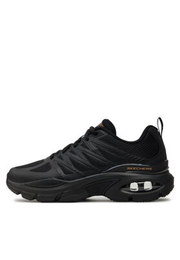 skechers - Skechers Sneakersy Revell 232657 Czarny. Kolor: czarny. Materiał: materiał