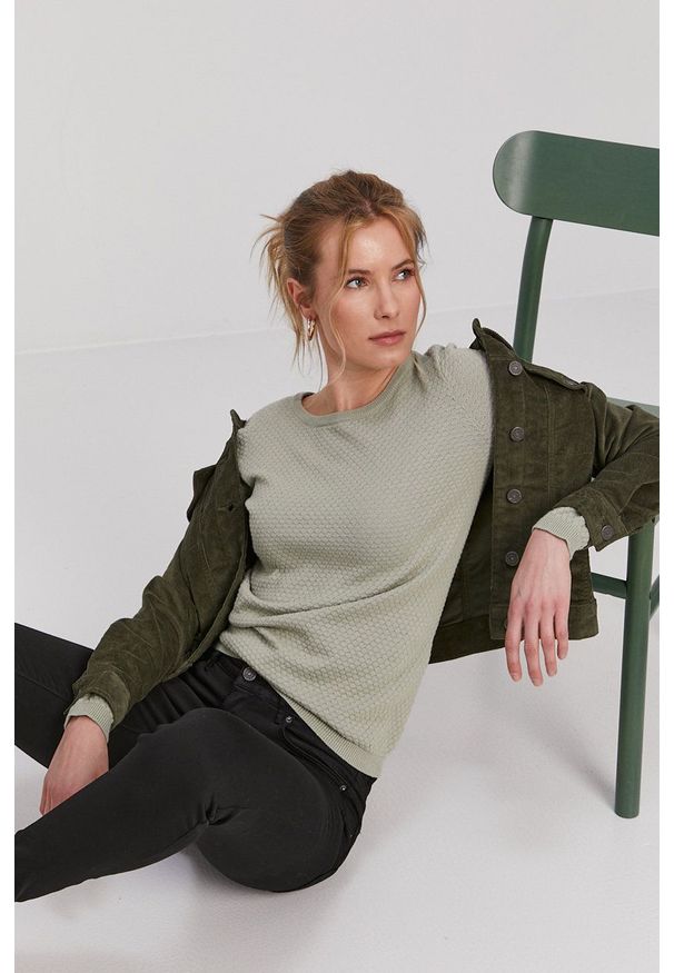 Vero Moda - Sweter. Kolor: zielony