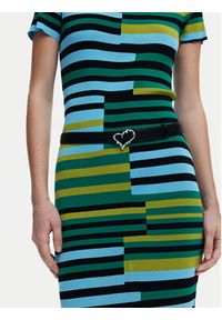 Desigual Pasek Damski 25SARL22 Czarny. Kolor: czarny. Materiał: skóra