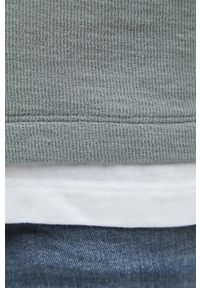 medicine - Medicine t-shirt bawełniany kolor niebieski gładki. Kolor: niebieski. Materiał: bawełna. Długość rękawa: krótki rękaw. Długość: krótkie. Wzór: gładki. Styl: klasyczny #3
