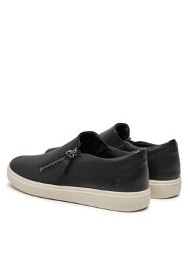 ecco - ECCO Sneakersy 21860301001 Czarny. Kolor: czarny. Materiał: skóra
