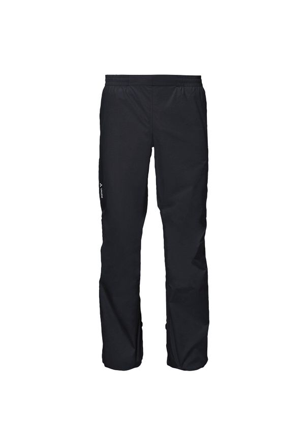 Vaude - Spodnie przeciwdeszczowe VAUDE Drop II. Kolor: czarny. Długość: długie