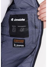 Invicta - INVICTA Granatowa kurtka puchowa z kapturem. Typ kołnierza: kaptur. Kolor: niebieski. Materiał: puch #6