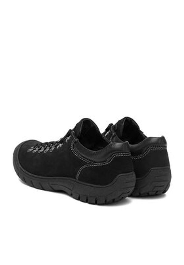 Lasocki Półbuty CEO-UZI-27 MB Czarny. Kolor: czarny. Materiał: zamsz, skóra