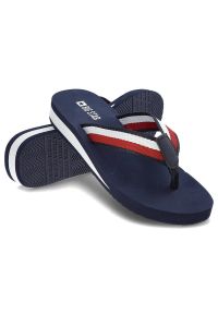Big-Star - Granatowe Japonki Big Star Wygodne Buty Damskie. Okazja: na co dzień, na spacer. Kolor: niebieski. Sezon: lato. Styl: casual, sportowy, klasyczny, wakacyjny #5