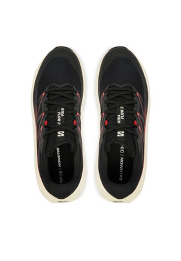salomon - Salomon Buty do biegania Ultra Flow 2 L49275300 Czarny. Kolor: czarny. Materiał: materiał