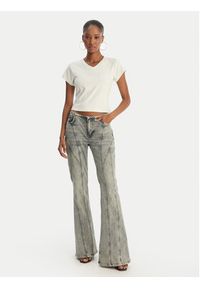 Juicy Couture T-Shirt Capped JCWCT126318 Écru Slim Fit #3