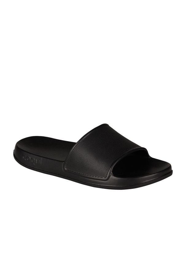 Klapki basenowe damskie Coqui Tora. Kolor: czarny. Styl: sportowy