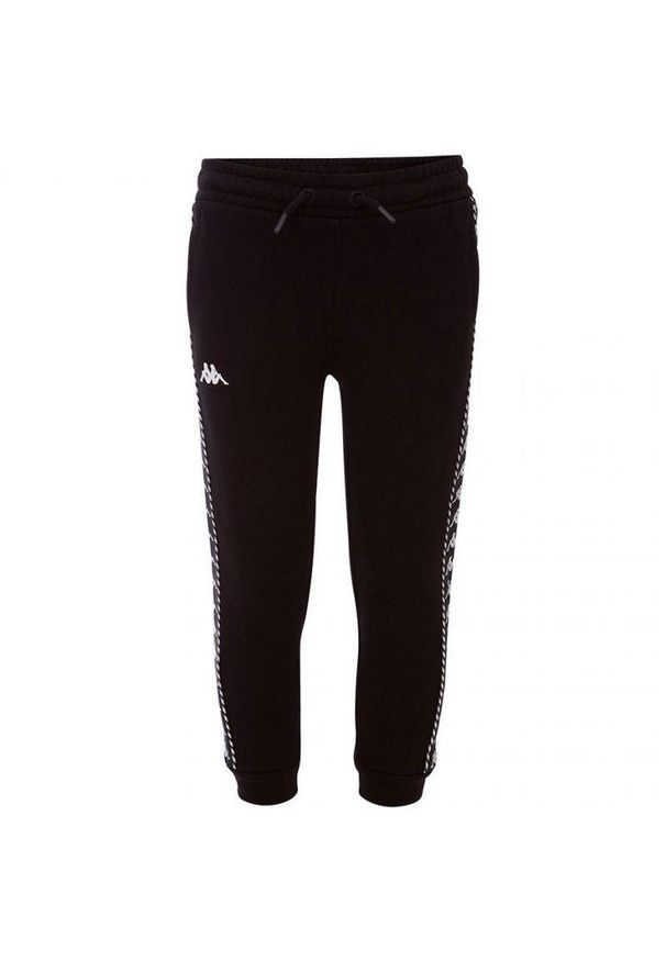 Kappa - Spodnie Do Biegania Dla Dzieci Ireneus. Kolor: czarny. Sezon: lato. Sport: turystyka piesza