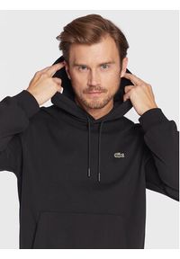 Lacoste Bluza SH9623 Czarny Classic Fit. Kolor: czarny. Materiał: bawełna #3