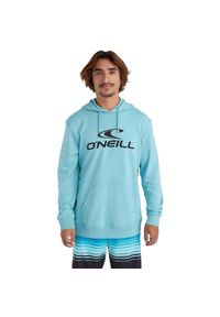 Bluza z kapturem O'Neill Logo Hoodie, Mężczyźni. Typ kołnierza: kaptur. Kolor: niebieski. Materiał: bawełna, materiał