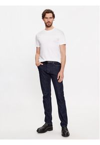 Calvin Klein T-Shirt Smooth Cotton T-Shirt K10K112229 Biały Regular Fit. Kolor: biały. Materiał: bawełna