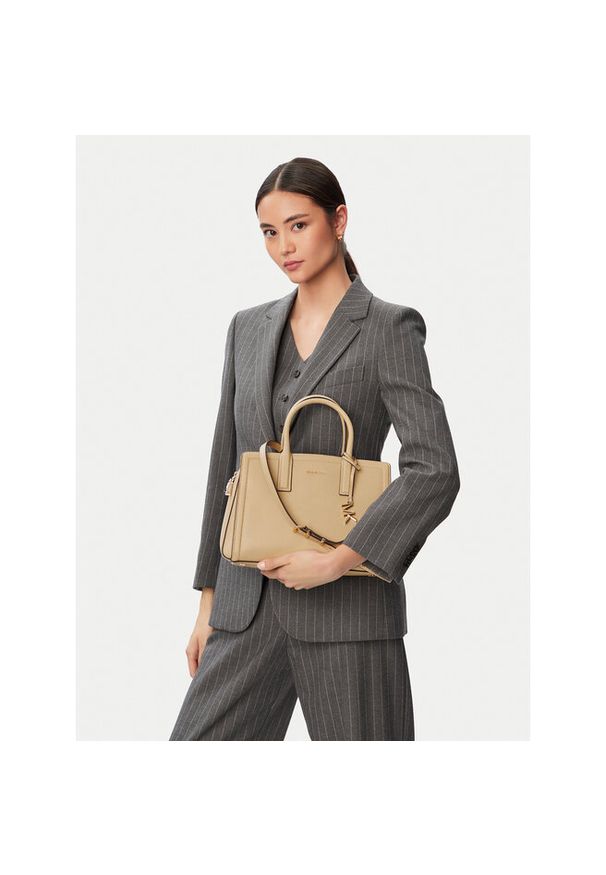 Torebka MICHAEL Michael Kors. Kolor: beżowy