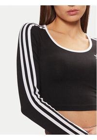 Adidas - adidas Bluzka adicolor 3-Stripes JD4624 Czarny Slim Fit. Kolor: czarny. Materiał: bawełna #4