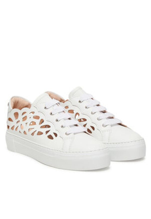 AGL Sneakersy Mandi D925249PGKV187C944 Biały. Kolor: biały. Materiał: skóra