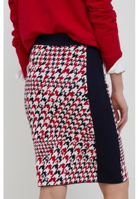 TOMMY HILFIGER - Tommy Hilfiger Spódnica mini ołówkowa. Materiał: włókno, dzianina #2