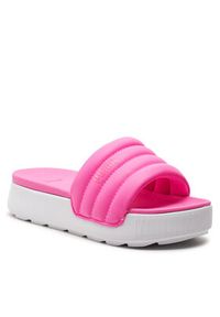 Puma Klapki Karmen Slide Puffy 395399 02 Różowy. Kolor: różowy. Materiał: skóra