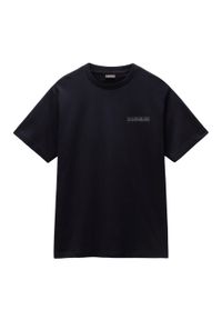 Koszulka męska Napapijri S-Albula. Kolor: czarny. Sport: turystyka piesza #1