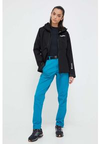 adidas TERREX kurtka przeciwdeszczowa Xperior GTX Paclite damska kolor czarny gore-tex. Kolor: czarny. Materiał: tkanina, tworzywo sztuczne, materiał. Technologia: Gore-Tex. Wzór: ze splotem #4