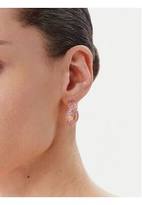 Elisabetta Franchi Kolczyki OR-44M-51E2-V250 Różowy. Materiał: metalowe. Kolor: różowy