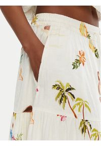 Seafolly Spódnica maxi Isla Palm 55397-SK Écru Regular Fit. Materiał: len, wiskoza