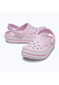 Crocs - Crocband Clog dla maluchów. Kolor: różowy. Styl: sportowy, elegancki