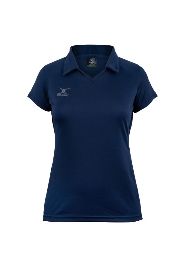 GILBERT - Damska koszulka polo Gilbert Eclipse. Typ kołnierza: polo. Kolor: niebieski